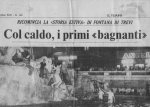 News paper- swimming in Trevi&nbsp;Fountain