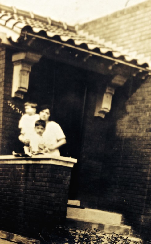 Maude and sons, circa 1924