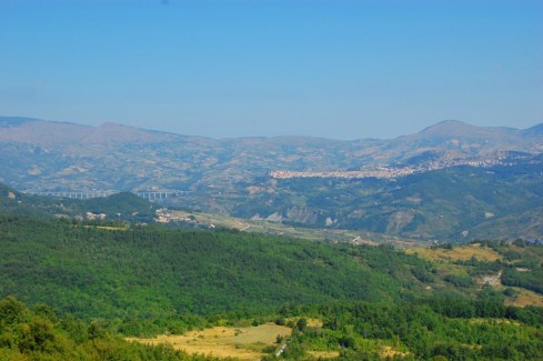 Landscape on Agnone from Pietrabbondante, valentinadesantis.com
